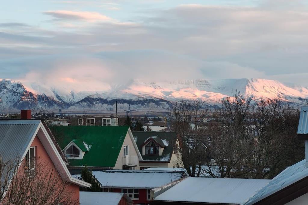 Icelandic Art Garden Villa W. Parking In Centre City เรคยาวิก ภายนอก รูปภาพ