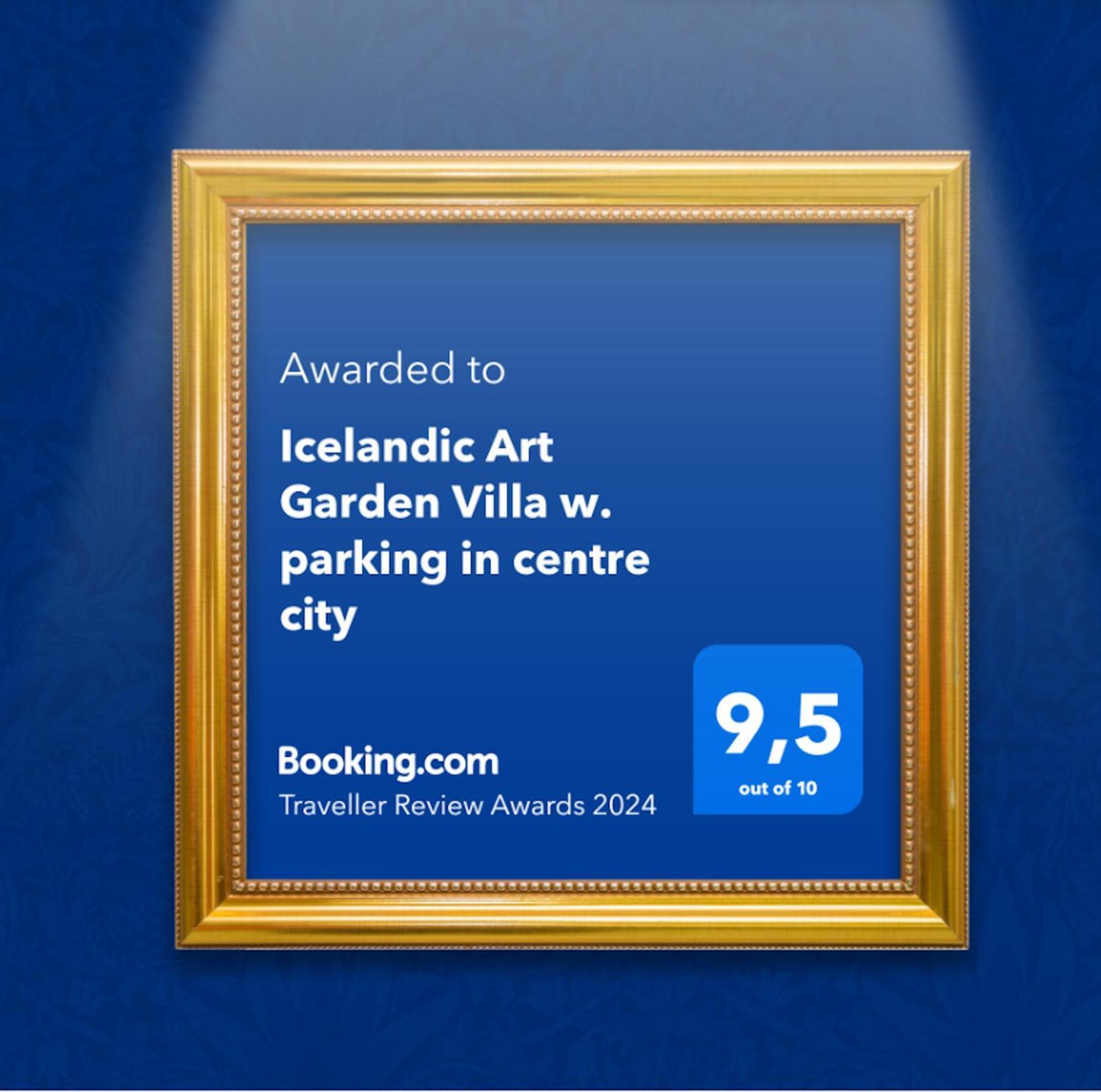 Icelandic Art Garden Villa W. Parking In Centre City เรคยาวิก ภายนอก รูปภาพ